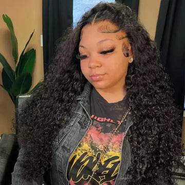 40 42 Inch 13x4 13x6 Hd Lace Front Wigs For Women Deep Wave Lace Frontal Wig Water Wave Curly Human Hair PrePlucked Lace Wig